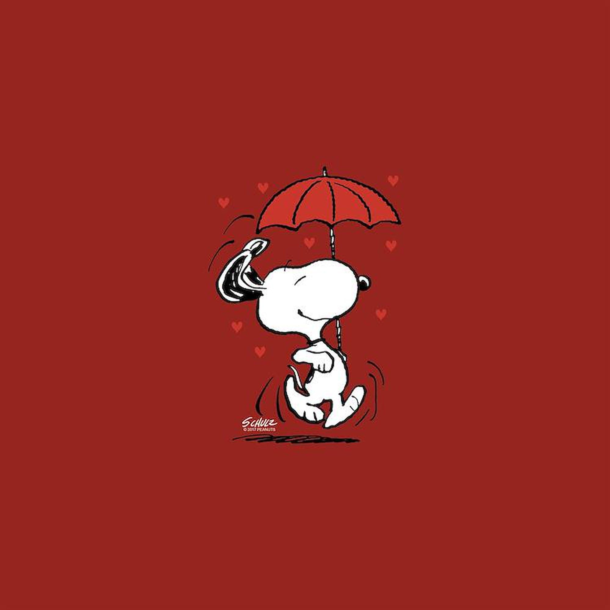 Peanuts Snoopy Heart Square Car Magnet 3x3 Inch - Cute Magnetic Bumper Sticker for Cars, Trucks & Vehicles - Perfect Gift for Peanuts Fans & Dog Lovers - Great for Road Trips, Commuting & Showing Fandom