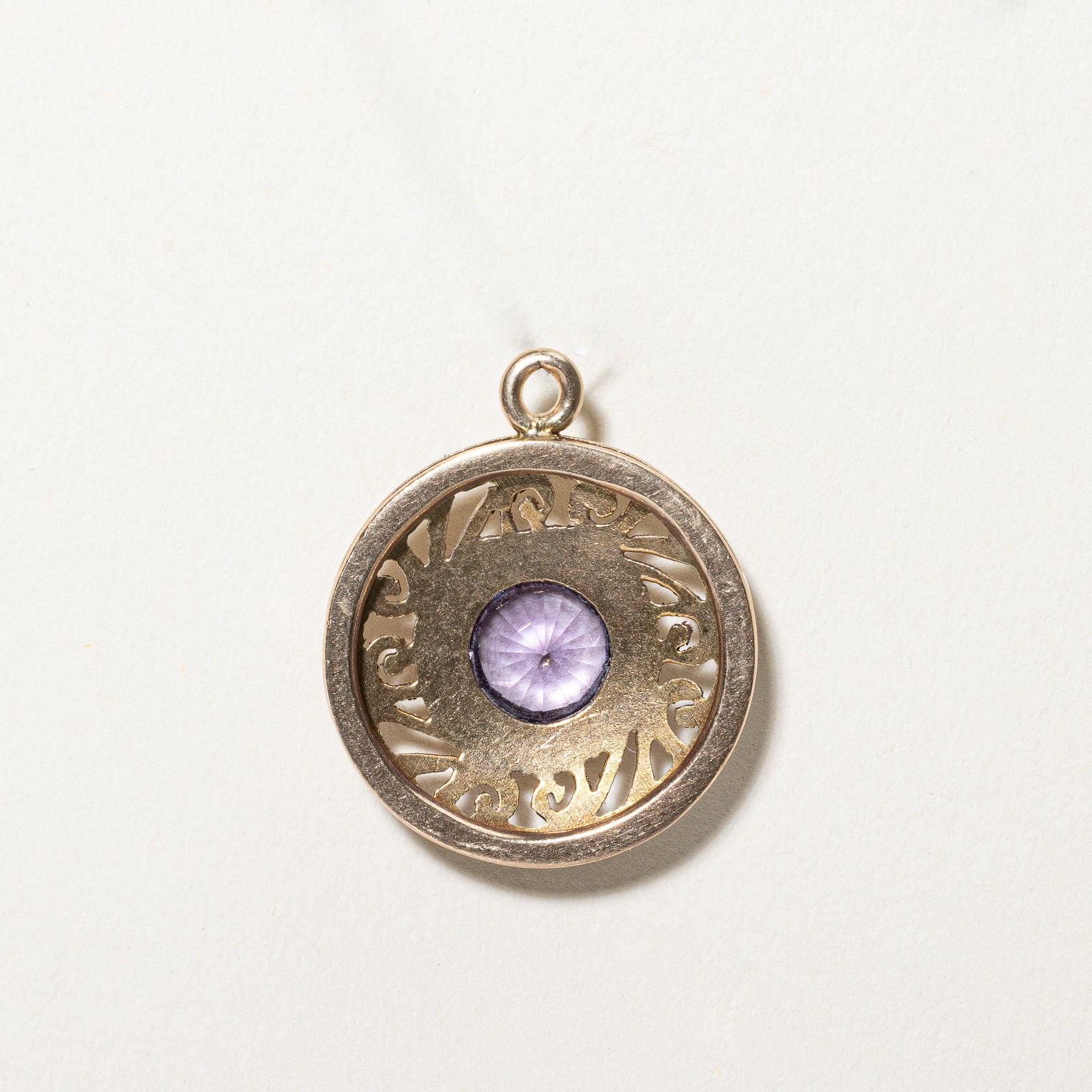 3.00ct Synthetic Color Changing Sapphire Openwork Pendant Necklace | Blue to Purple Gemstone Jewelry | Perfect for Weddings, Anniversaries & Special Occasions