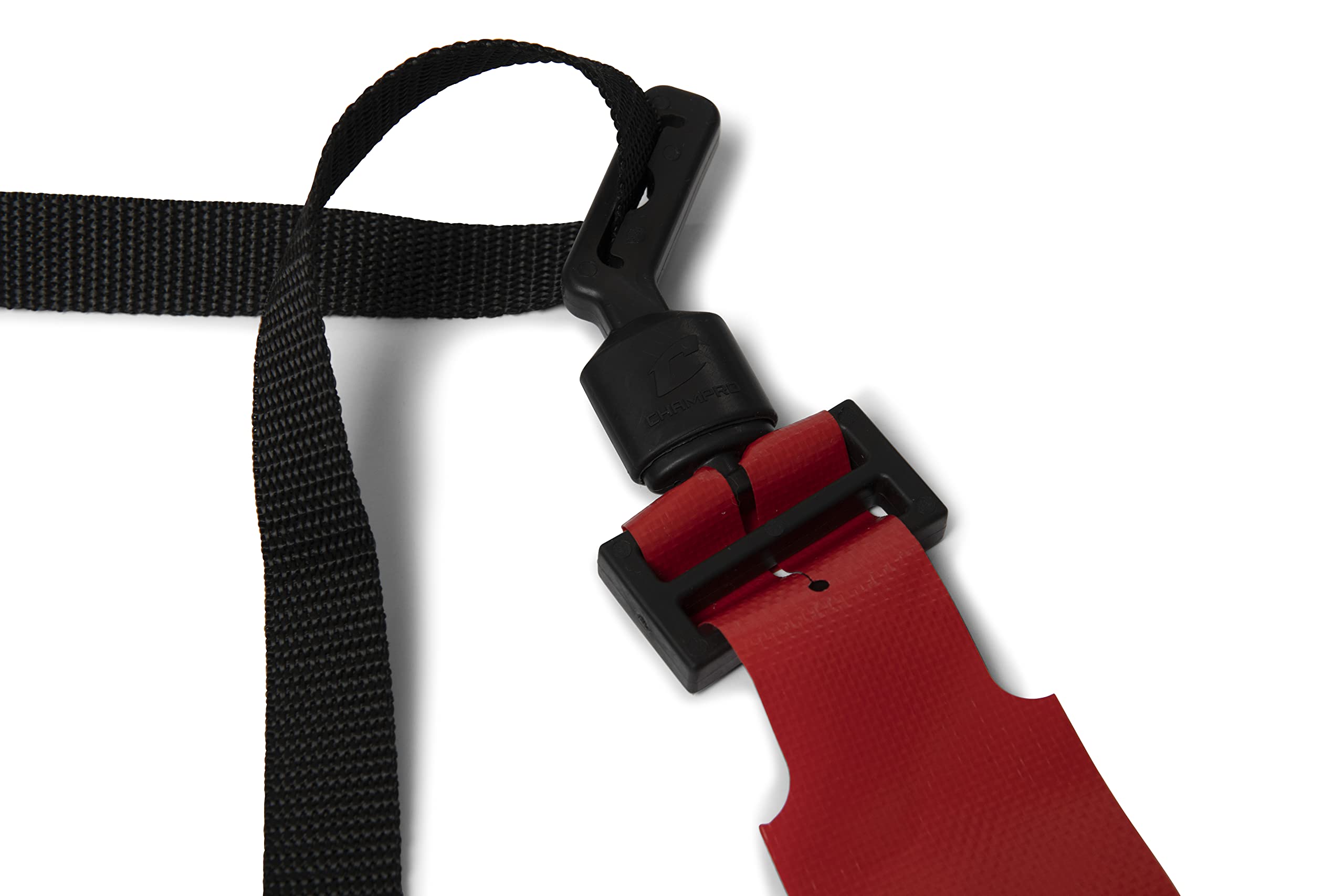 CHAMPRO Unisex Adult Pop Six Quick Down Pop Football Flag Belt - Adjustable Waist Strap for Flag Football Games, Practice & Training - Perfect for Coaches & Players