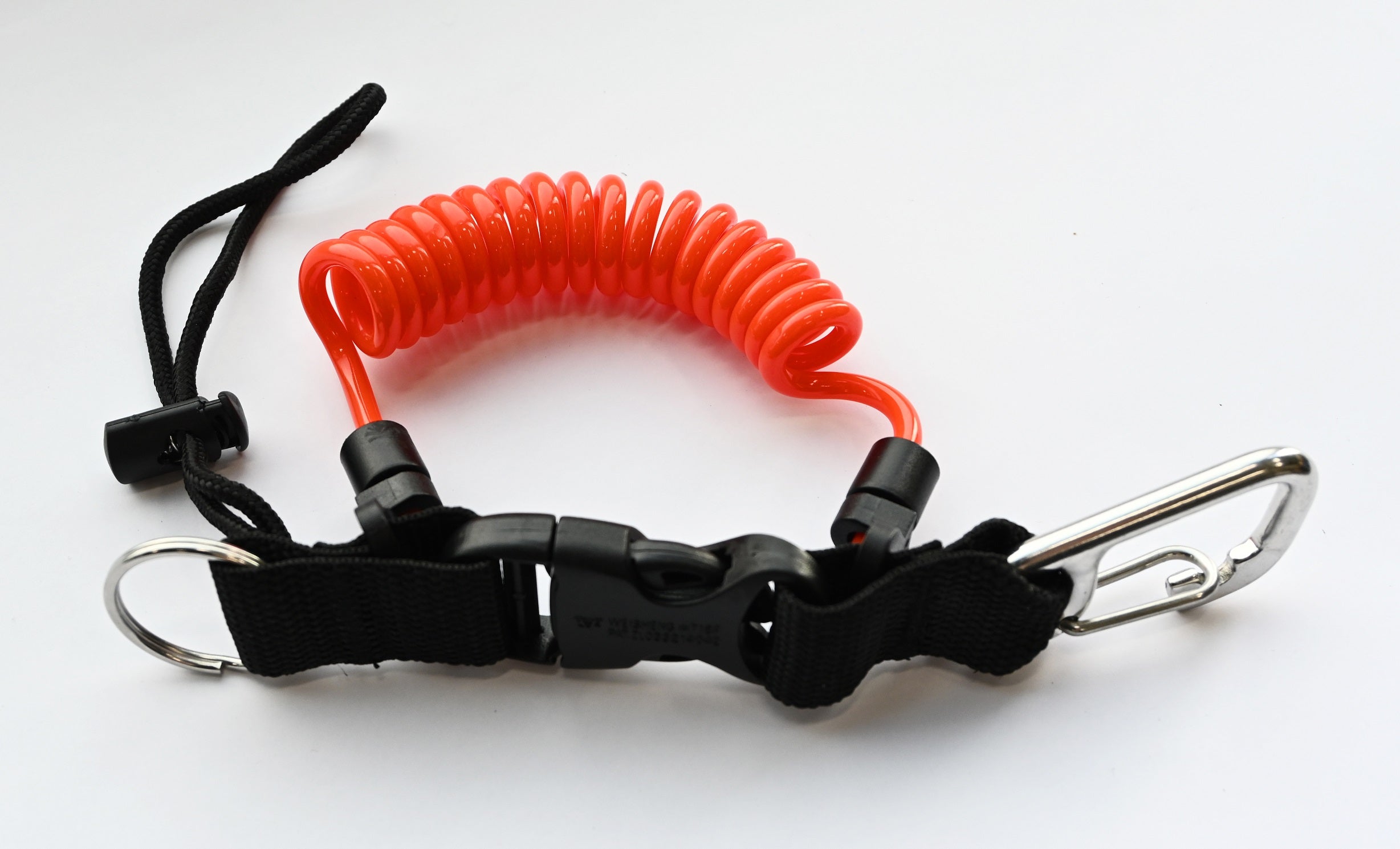 Premium Coil Lanyard with Stainless Steel Carabiner Clip - Durable Retractable Badge Holder for ID Cards, Keys & Work Security - Perfect for Office, School, Events & Trade Shows