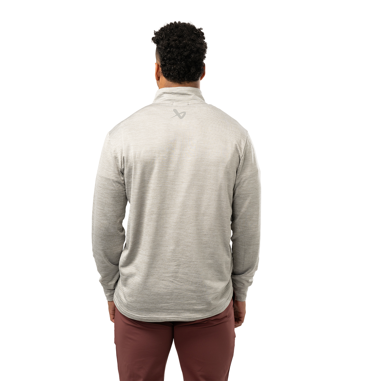 Bauer FLC Textured Half Zip Senior Hockey Pullover - Warm & Breathable Performance Wear for Ice Hockey Training & Outdoor Sports