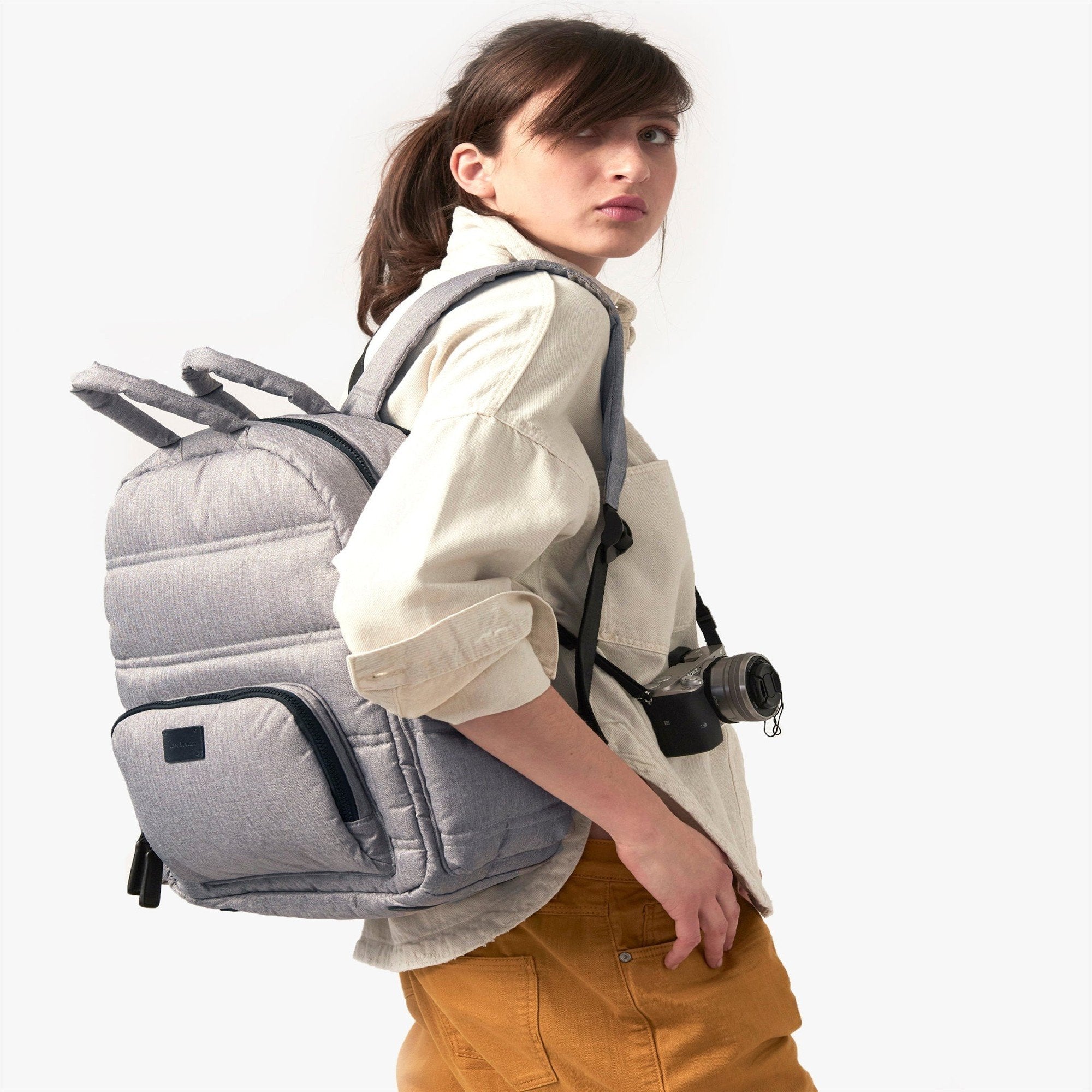 7AM Enfant BK718 Kids Backpack - Lightweight, Durable Heather Gray School Bag for Boys & Girls | Perfect for School, Travel & Daycare