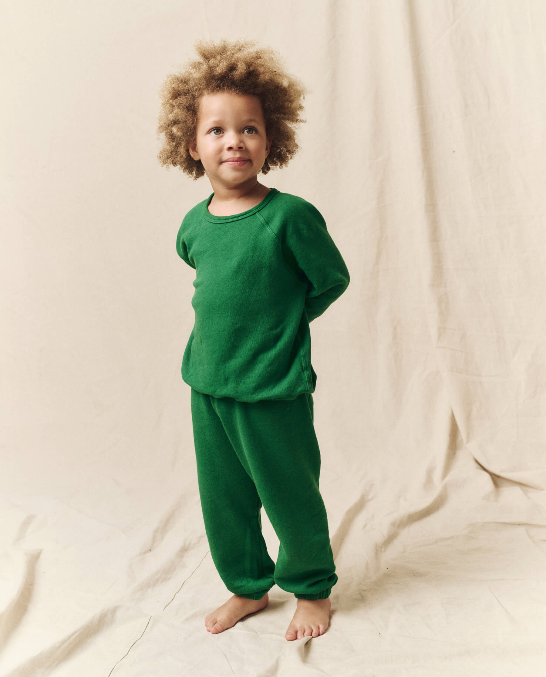 The Little Stadium Sweatpants - Solid Holly Leaf Green | Comfortable Casual Joggers for Women | Perfect for Lounge Wear, Workout & Running