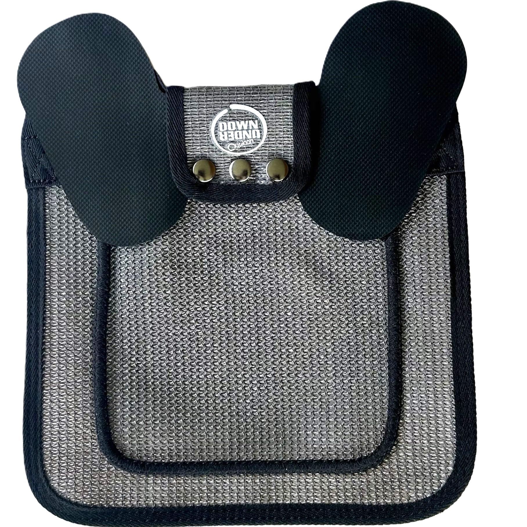 DOWN UNDER OUTDOORS Extra Large Adjustable Chicken Saddle - Grey Mesh Hen Apron for XL Hens, Poultry Protector with Shoulder Cover | Pet Supplies for Backyard Chickens & Free-Range Flocks | Prevent Feather Loss & Pecking Injuries