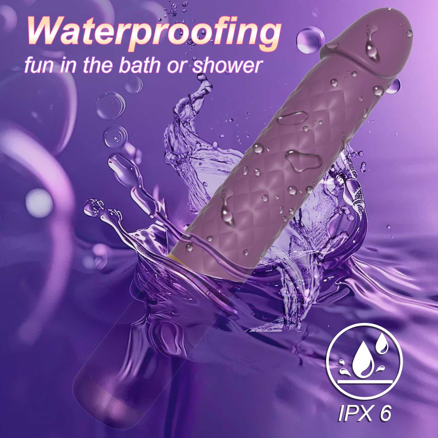 9-Speed Thrusting & Vibrating Dildo with Suction Cup - Remote Control Sex Machine for Women & Couples - Heating Function G-Spot & Anal Stimulation - Adult Sex Toy for Bedroom, Long-Distance Play & Sensual Exploration