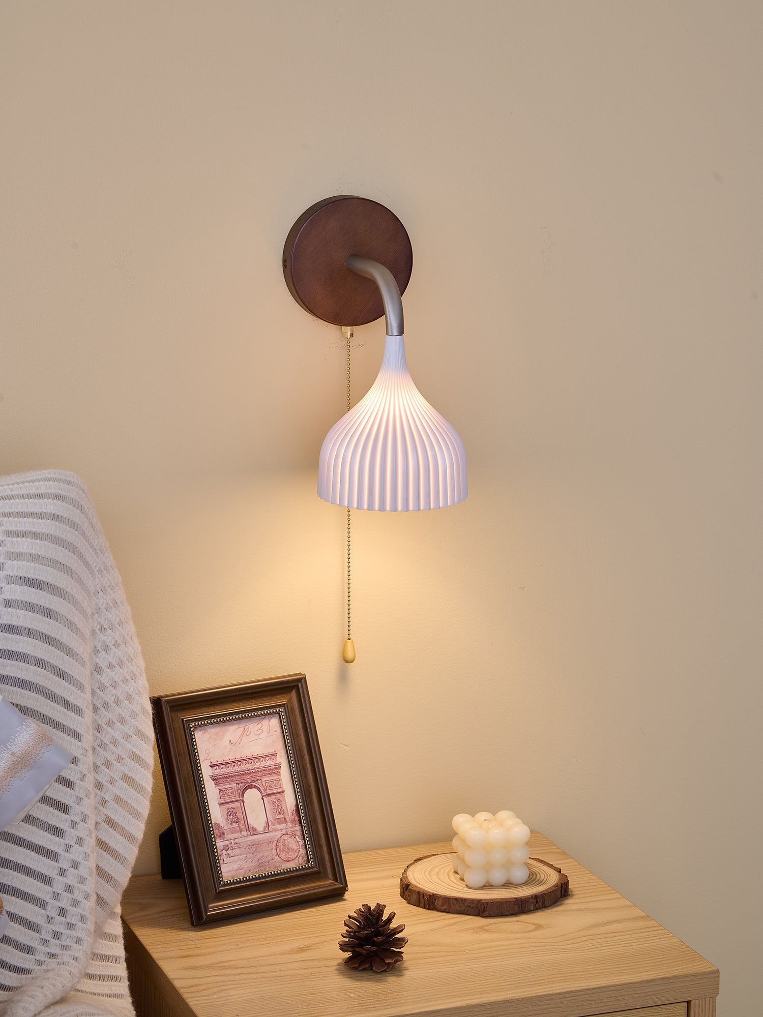 Lucina Wall Lamp - Modern LED Sconce Lighting for Bedroom, Living Room & Hallway | Energy-Efficient Indoor Wall Light Fixture