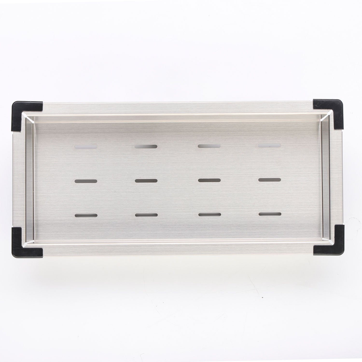 DAX Workstation Single Bowl Double Level Sink 30x18 Inches 18G Stainless Steel with R10 Radius & Accessories - Perfect for Commercial Kitchens, Restaurants & Food Prep Stations