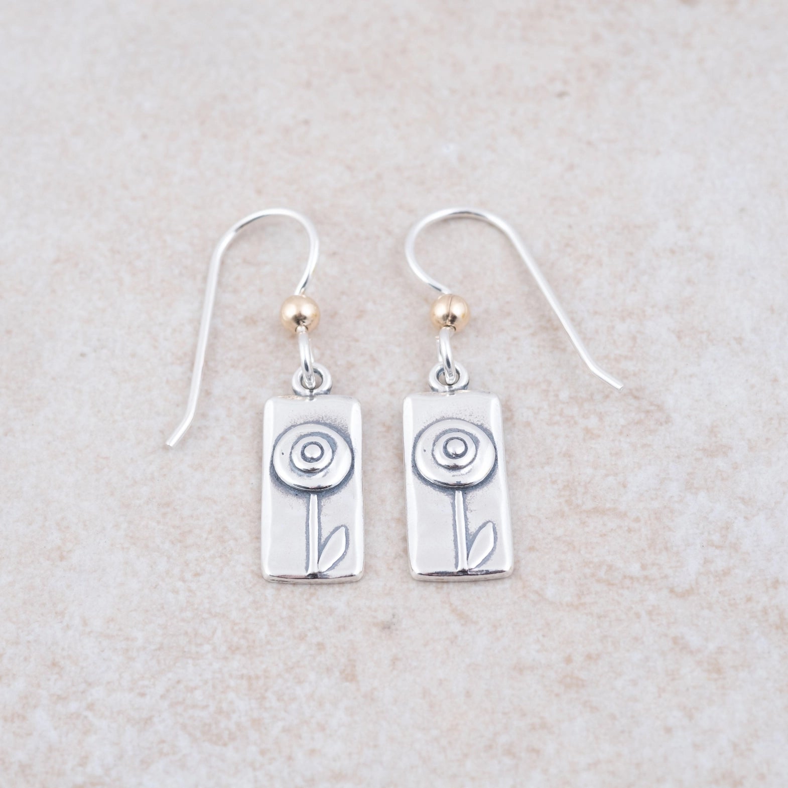 Sterling Silver Blooming Flower Earrings - Dainty Floral Jewelry for Women | Ecclesiastes 3:1 Inspirational Gift | Perfect for Weddings, Anniversaries & Everyday Elegance