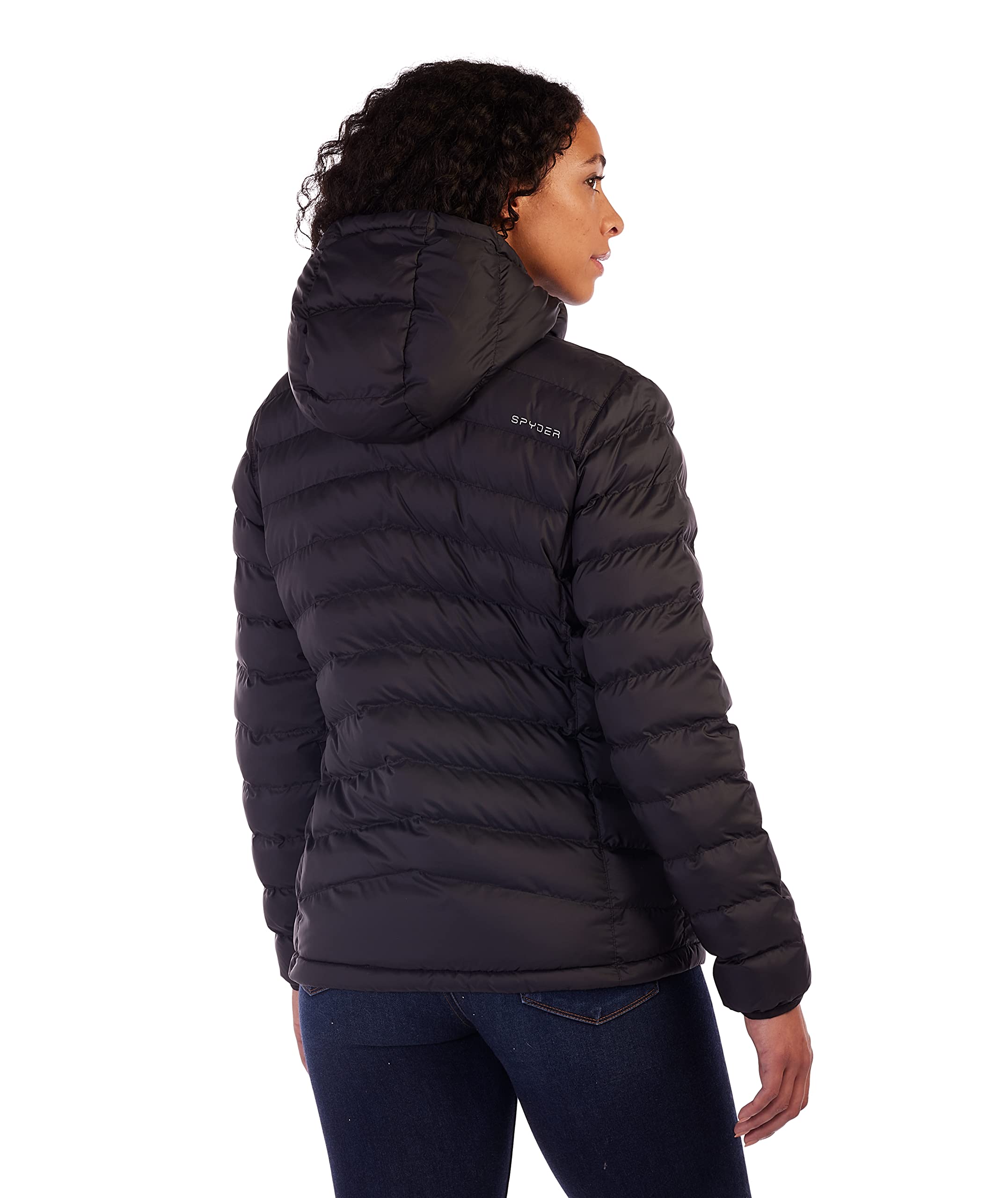 Spyder Women's Peak Hoodie Insulator Jacket - Warm Winter Fleece Lined Coat for Skiing, Snowboarding & Outdoor Activities