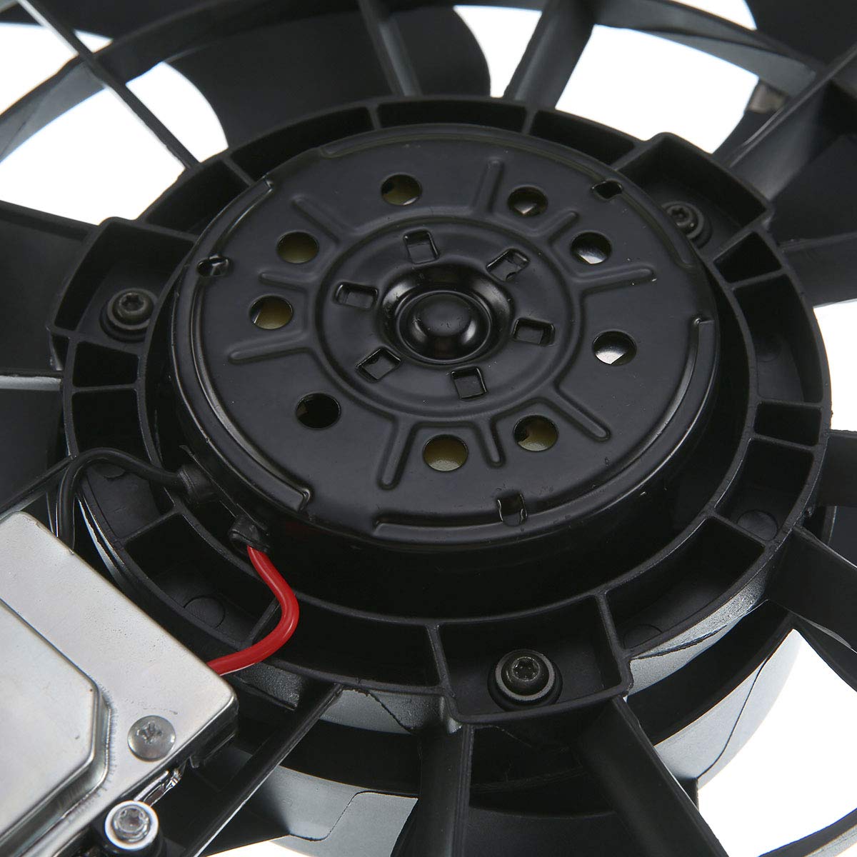 BMW E46 Cooling Fan Assembly Replacement for 320i 325Ci 325xi 330Ci 330xi - Manual Transmission Only | High-Performance Engine Cooling Solution for Summer Driving & Heavy Traffic