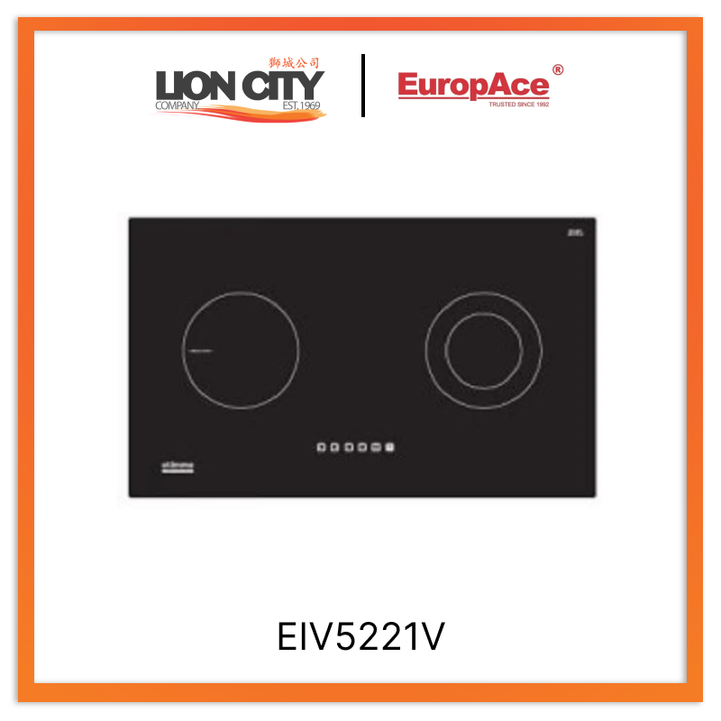Europace EIV5221V 75CM Built-in Induction Hob - 4 Zone Ceramic Cooktop with Touch Control, Energy Efficient & Fast Heating for Modern Kitchens | Perfect for Home Cooking, Baking & Entertaining