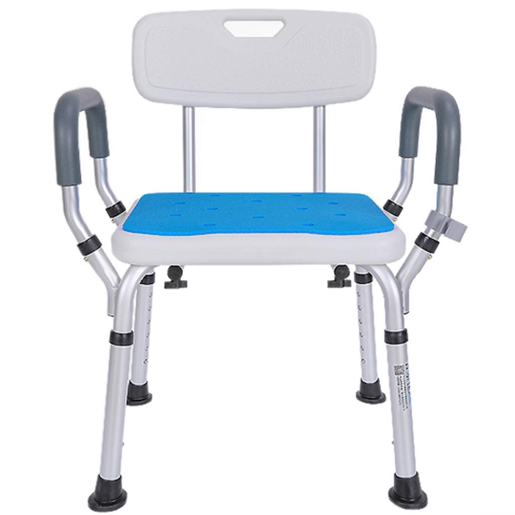 FXLYMR Shower Chair with Back & Padded Seat - Non-Slip Bath Stool for Elderly, Disabled & Pregnant Women | Anti-Skid Bathtub Seat for Safe Bathing | Perfect for Shower, Bathtub & Mobility Assistance