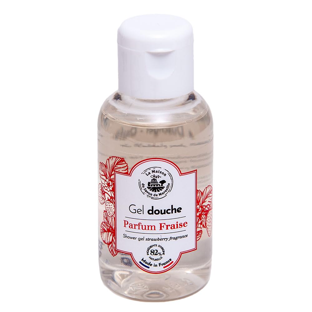 French Shower Gel for Travel - 3-Pack 1.69 Fl Oz Bottles | Stay Clean & Fresh On the Go | Perfect for Gym, Camping & Business Trips