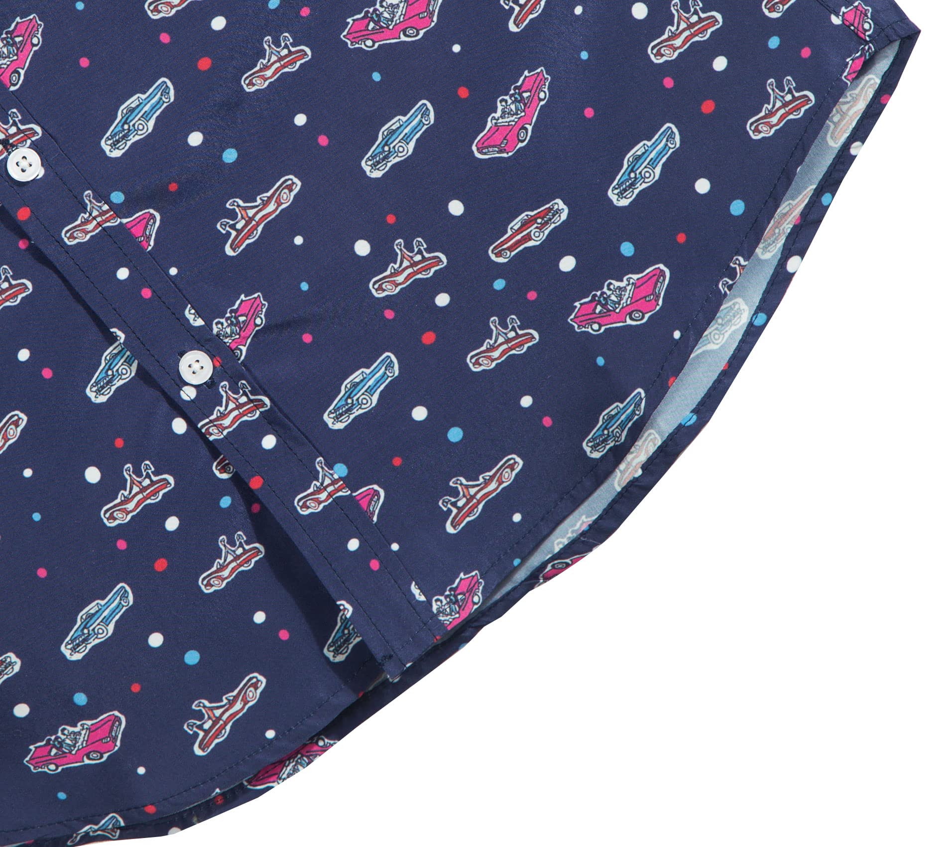 Stylish Men's Short Sleeve Button Down Shirts - Breathable Casual Printed Dress Shirts for Summer | Perfect for Office, Beach & Outdoor Activities