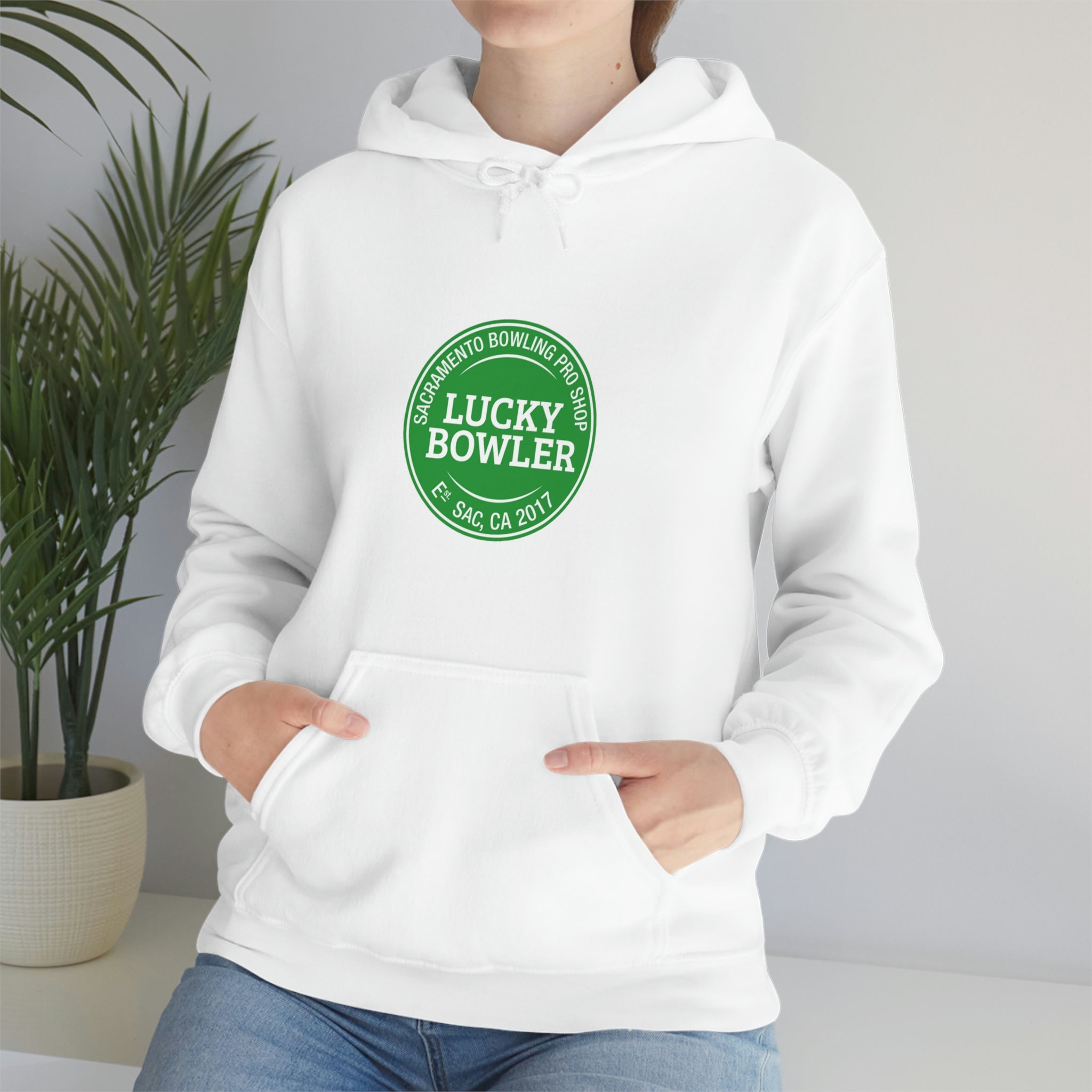Lucky Hoodie #3 with QR Code - Stylish Unisex Pullover for Men & Women - Perfect for Casual Wear, Street Fashion, and Social Media QR Code Sharing