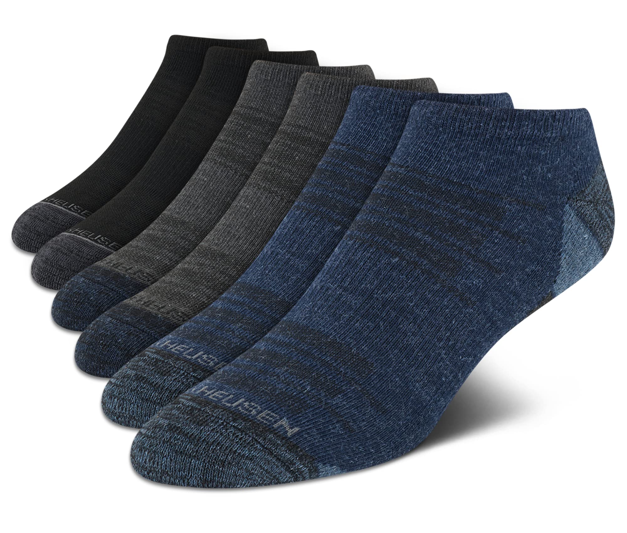 Van Heusen Men's Athletic Cushion Low Cut Ankle Socks - 6 Pack Breathable Comfort Socks for Running, Gym & Everyday Wear