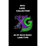100 Basic MTG Land Collection - Magic The Gathering Card Lot by Xtreme Games - Perfect for Deck Building, Drafting & Casual Play