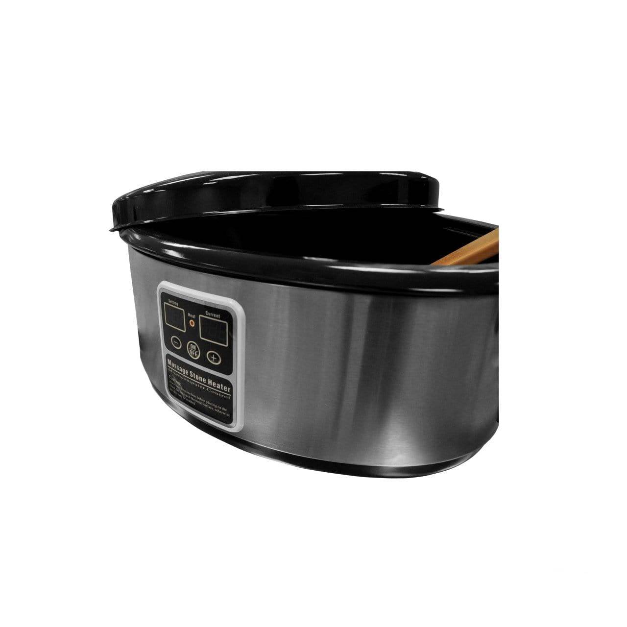 Dermalogic 6 Quart Stone Heater - Fast Heating Electric Warmer for Spa, Massage & Home Relaxation