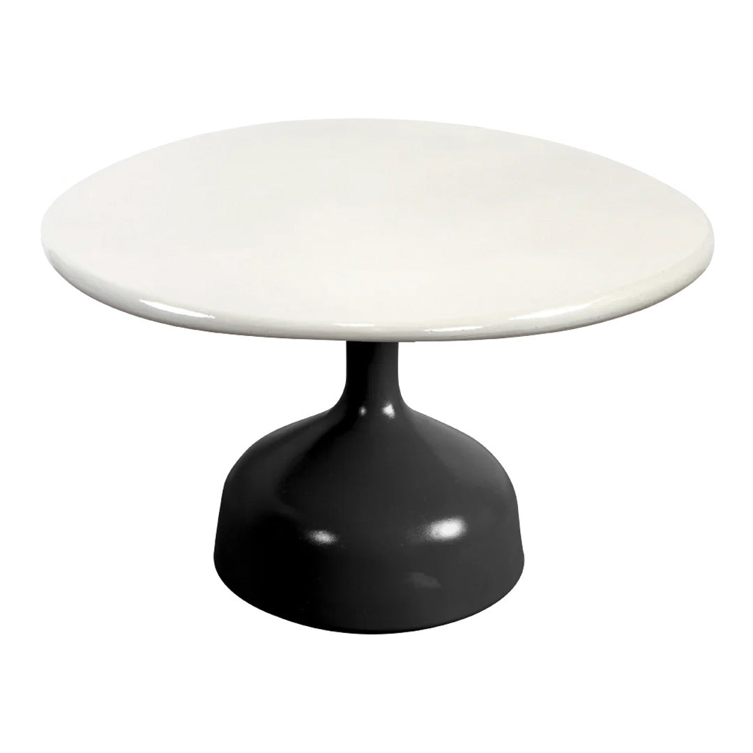 Modern Round Coffee Table with Tempered Glass Top - Large Size for Living Room, Lounge & Office Decor