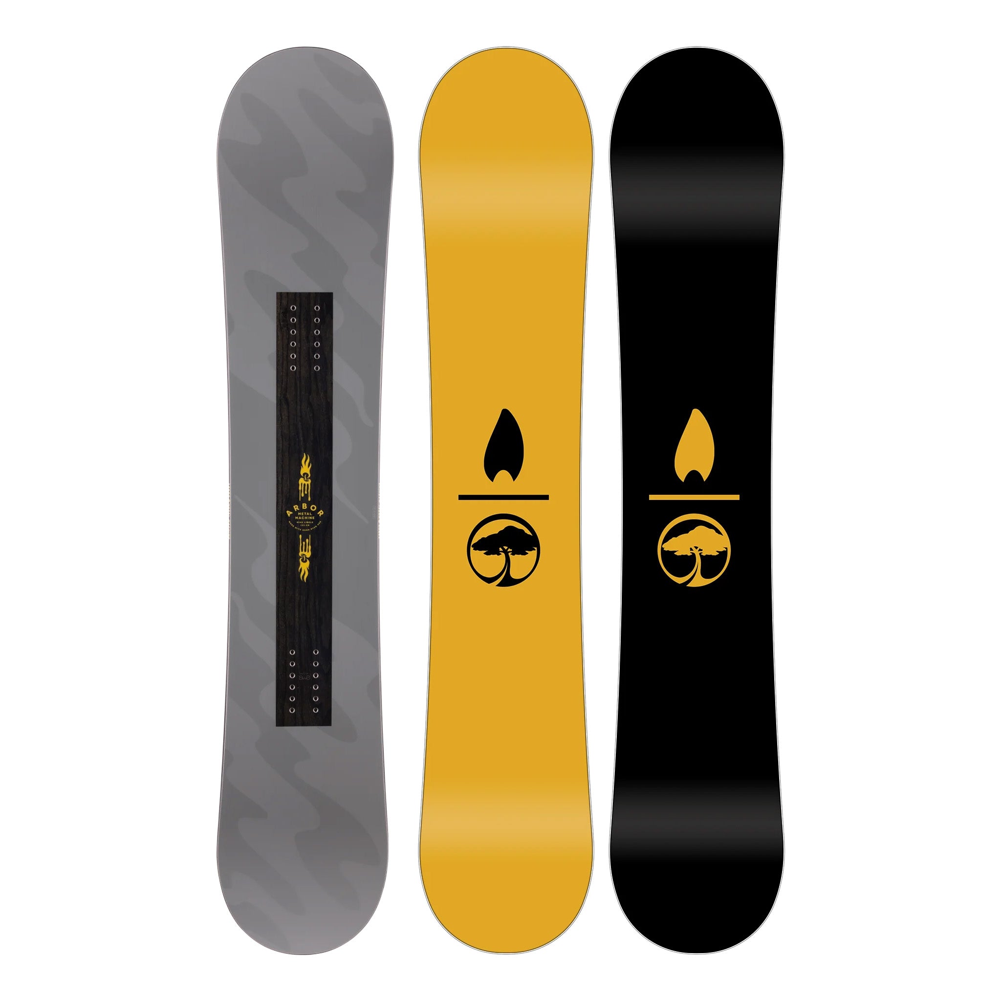 **2025 Arbor Metal Machine Camber Snowboard - All-Mountain Freestyle Snowboard for Men & Women | Perfect for Powder, Park & Backcountry Riding**