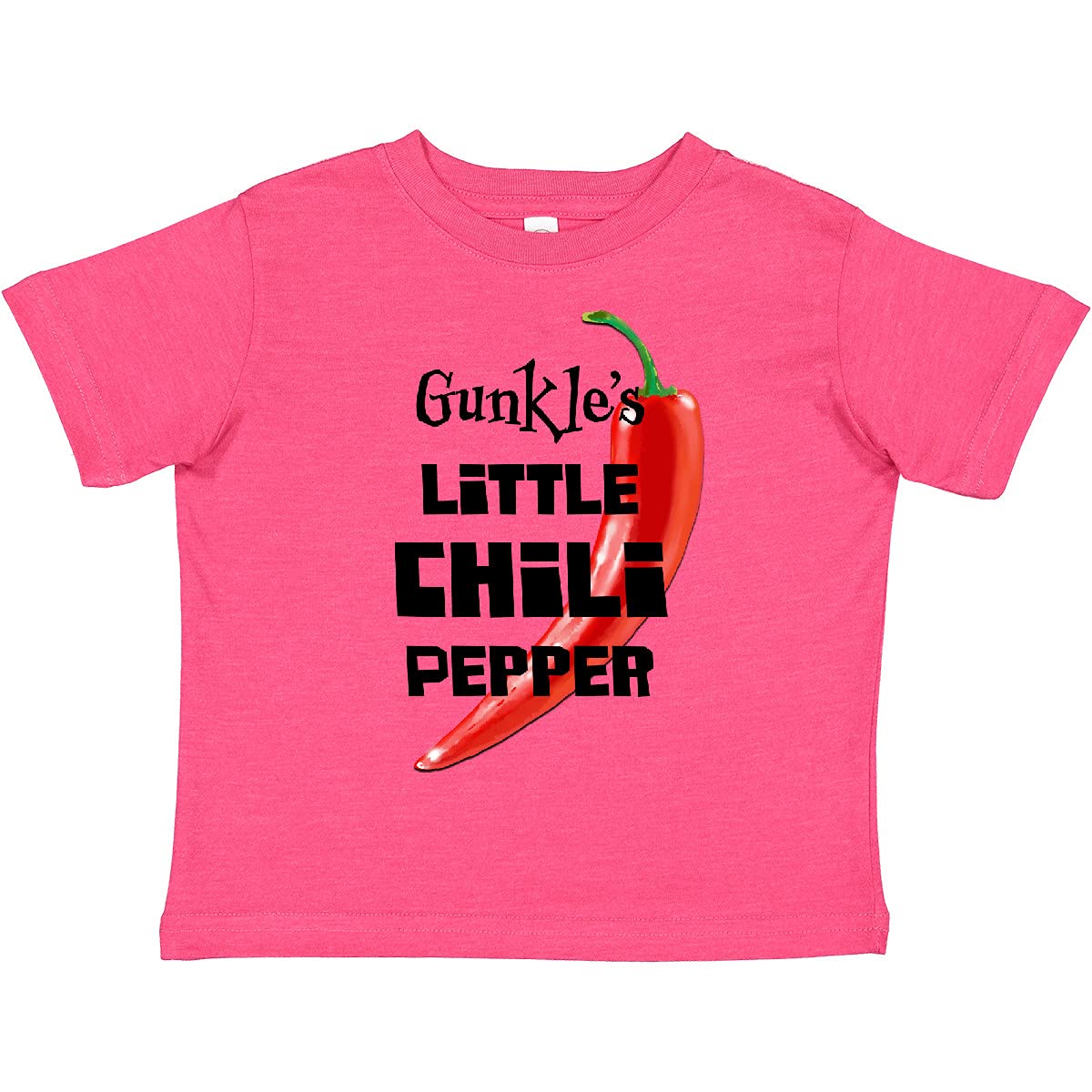 Gunkle's Little Chili Pepper Toddler T-Shirt - Cute Spicy Baby Outfit for Boys & Girls - Perfect for Family Photos, Holidays & Casual Wear
