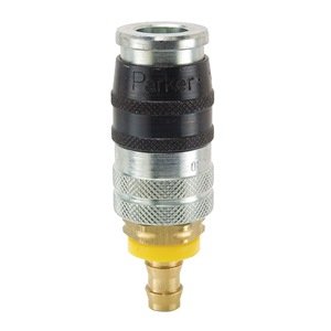 Steel Push-On Coupler Body 25 CFM - High Flow Air Fitting for Pneumatic Tools, Construction & Industrial Applications