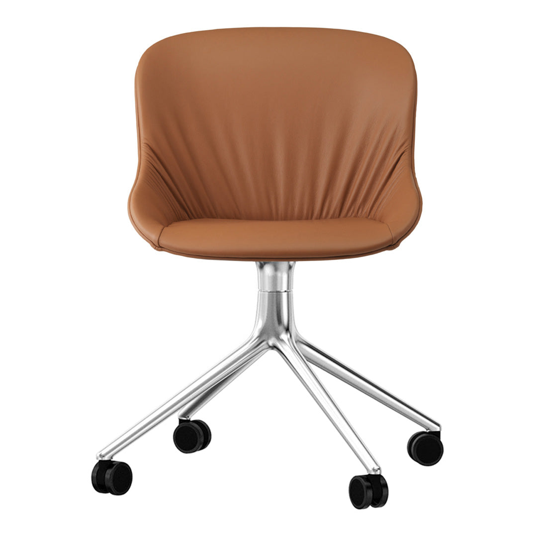 Ergonomic Hyg Comfort Chair with 4-Wheel Swivel Base & Full Upholstery - Perfect for Home Office, Gaming, and Workspace Comfort