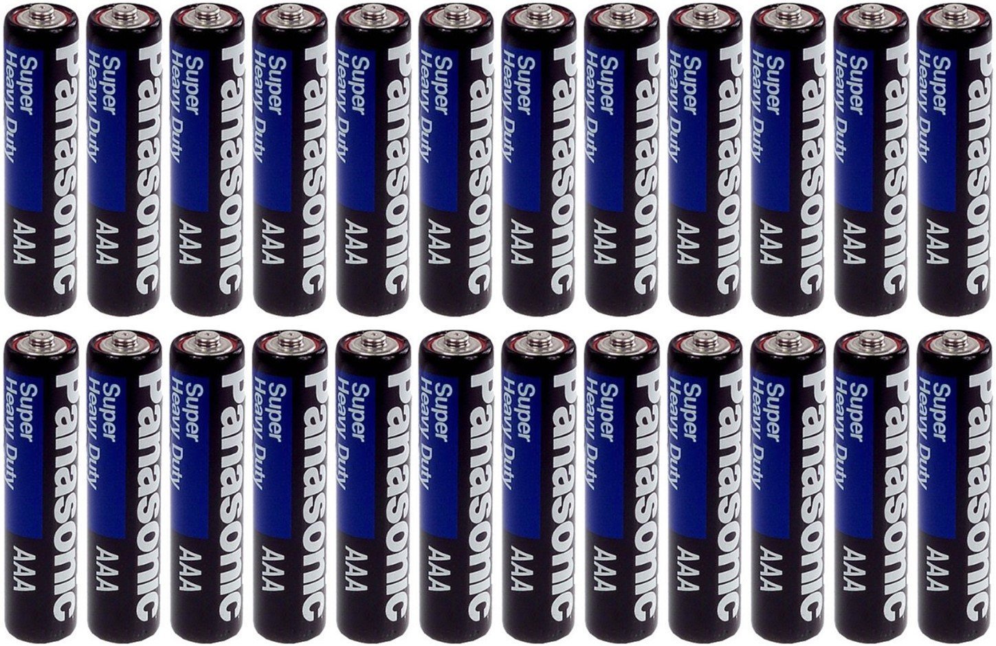 Panasonic AAA Heavy Duty Alkaline Batteries - 24 Pack - Long Lasting Power for Toys, Flashlights, Remote Controls & More