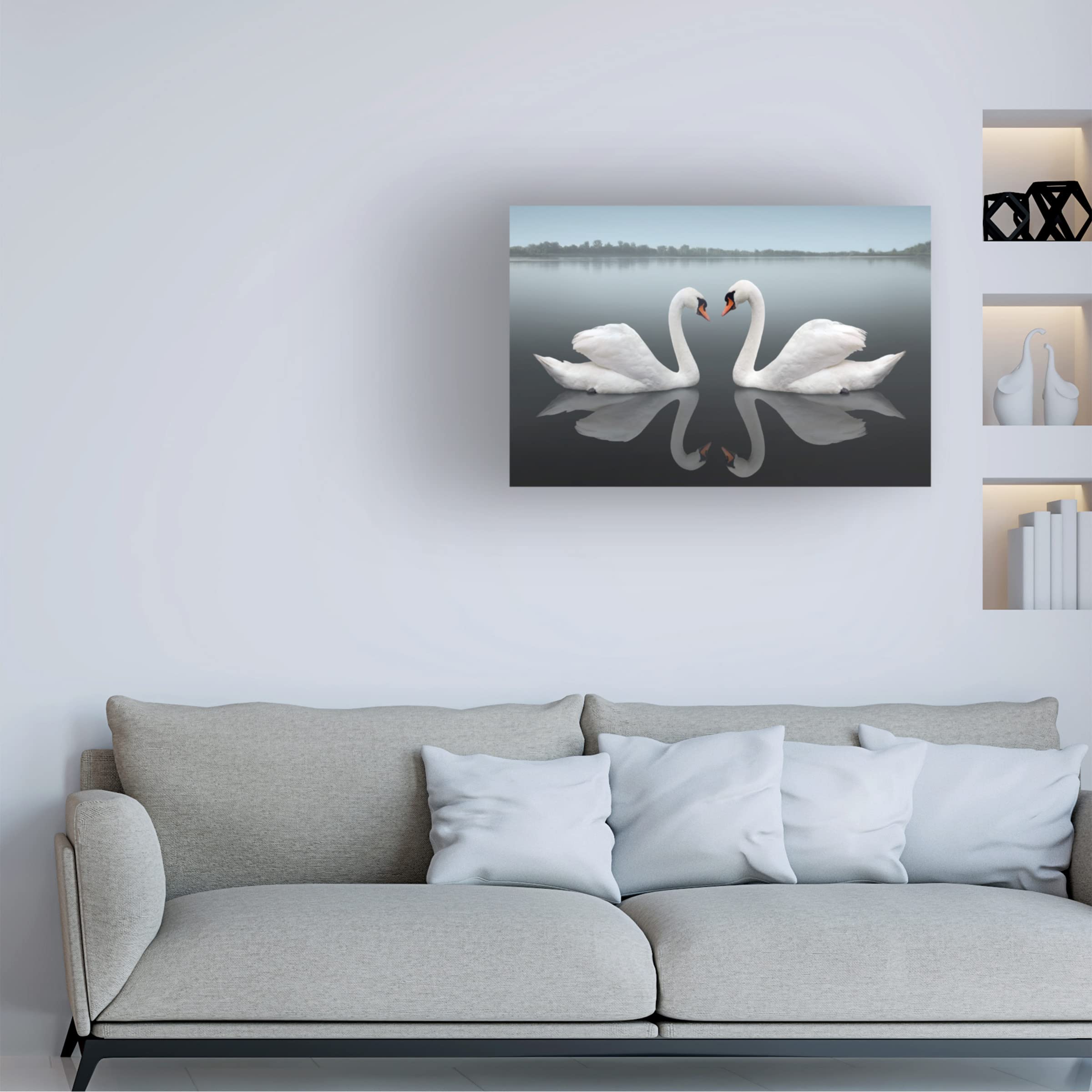 Ben Heine 'Together' Canvas Art Print - Modern Wall Decor for Living Room, Bedroom & Office - Handmade Framed Artwork - Perfect Gift for Home & Wedding