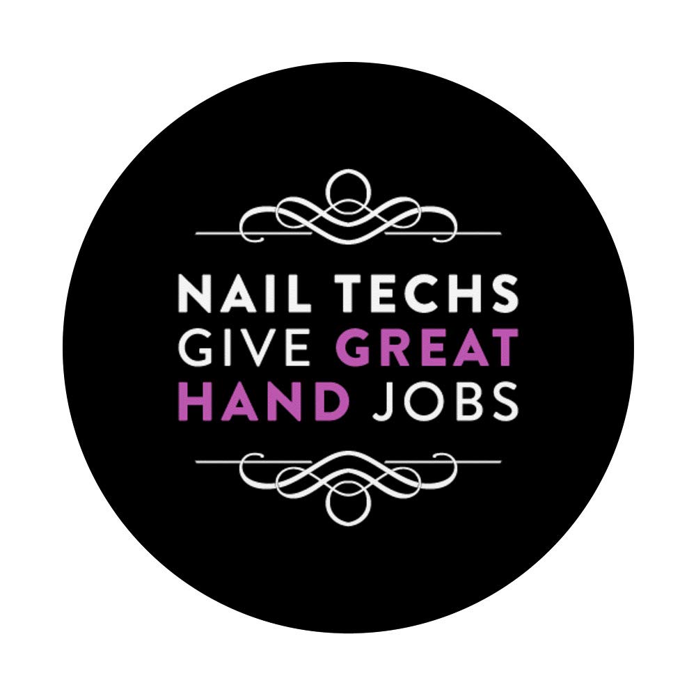 Nail Technician Pattern PopSockets PopGrip - Swappable Phone Grip for Nail Artists & Manicurists | Perfect for Salon Professionals & Mobile Devices