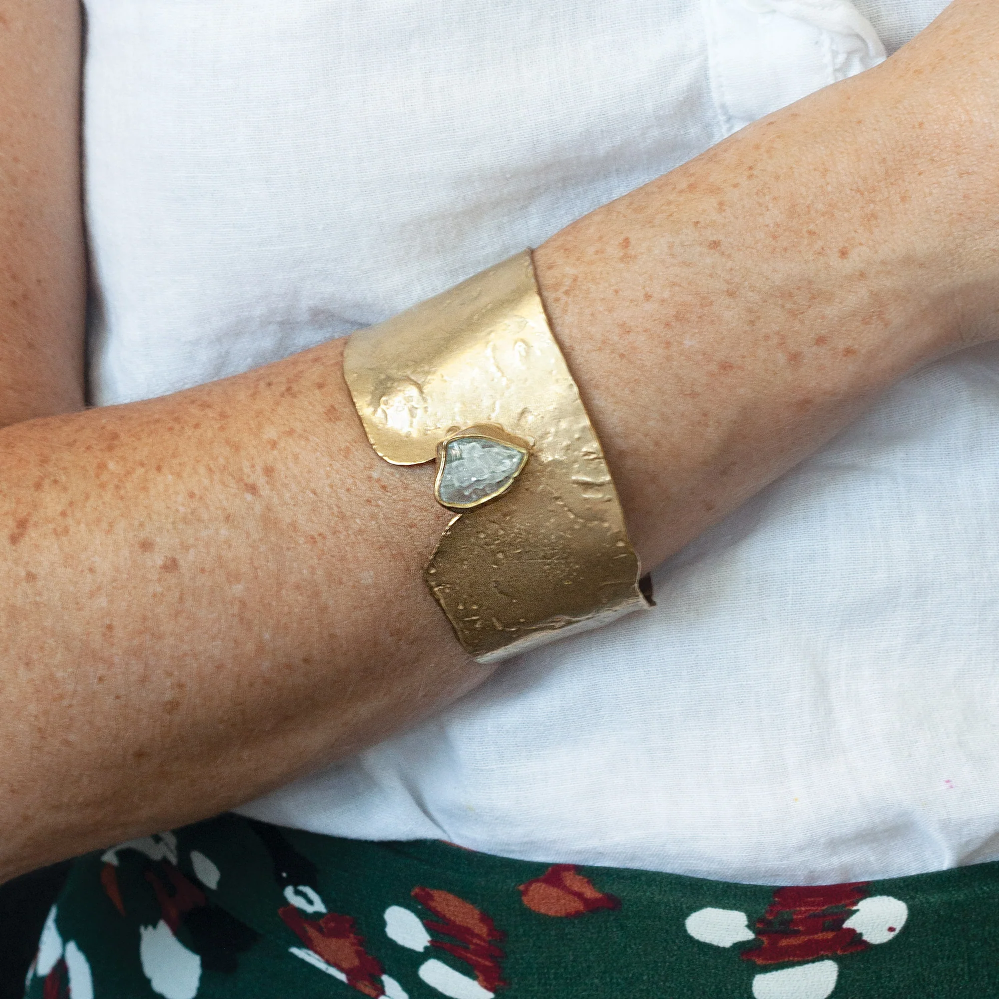Orion Brass Cuff Bracelet - Elegant Handmade Jewelry for Women, Men | Boho Chic, Vintage Style, Gift Idea for Birthday, Anniversary, Wedding