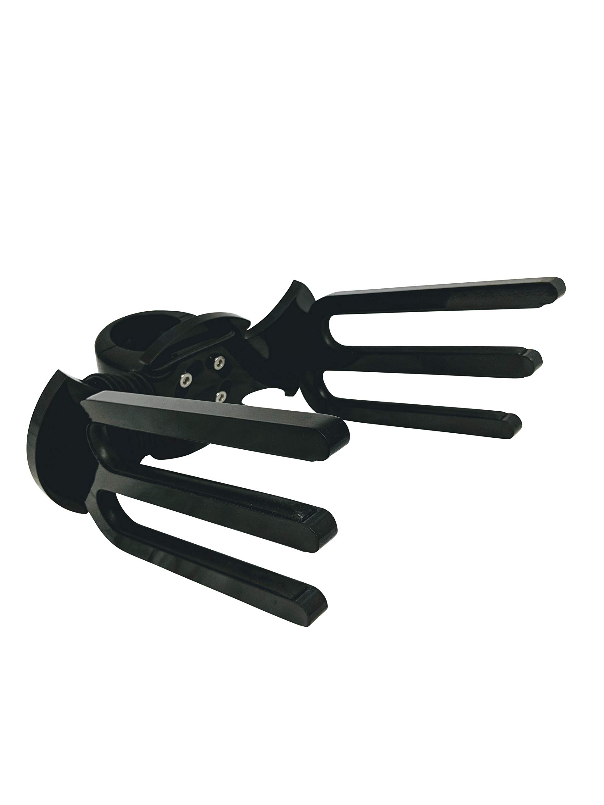 Krypt Towers Wakeboard Rack - Adjustable Black Aluminum Wakeboarding Tower Holder for Boats - Fits 1 3/4