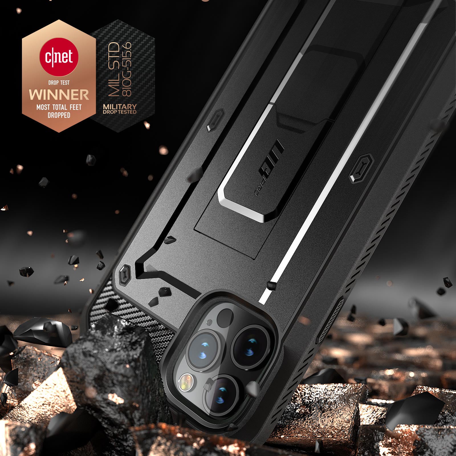 iPhone 12 Pro 6.1 Inch Case - Unicorn Beetle Pro Rugged Protective Cover | Shockproof, Drop Proof & Scratch Resistant | Perfect for Outdoor, Work & Daily Use