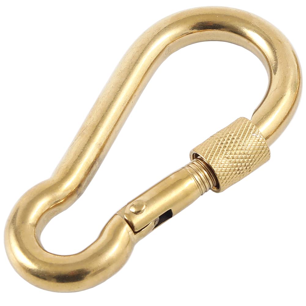 Heavy Duty PROND Locking Carabiners - 316 Stainless Steel Screw Gate Carabiner Hooks for Climbing, Hiking, Camping & Outdoor Gear Safety