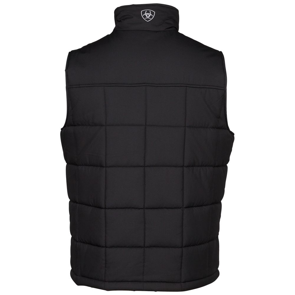 Ariat Crius Men's Vest - Black Large Size | Lightweight & Durable for Outdoor Work, Hunting & Casual Wear