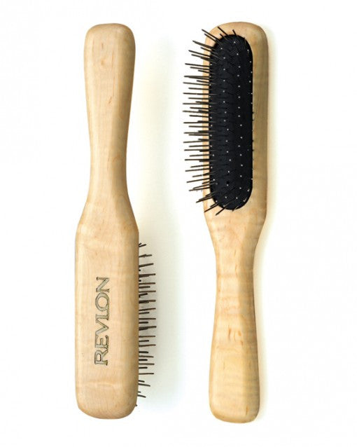 Revlon Wooden Hair Brush for Smooth & Shiny Hair - Detangling & Styling for All Hair Types - Perfect for Home & Salon Use