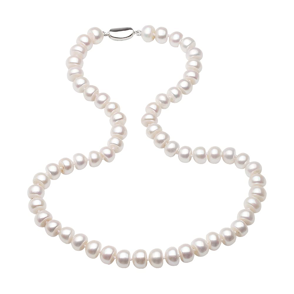 Genuine Cultured Freshwater Pearl Necklace for Women - Elegant Jewelry Gift for Mother, Wife, Daughter | Perfect for Birthday, Anniversary & Special Occasions