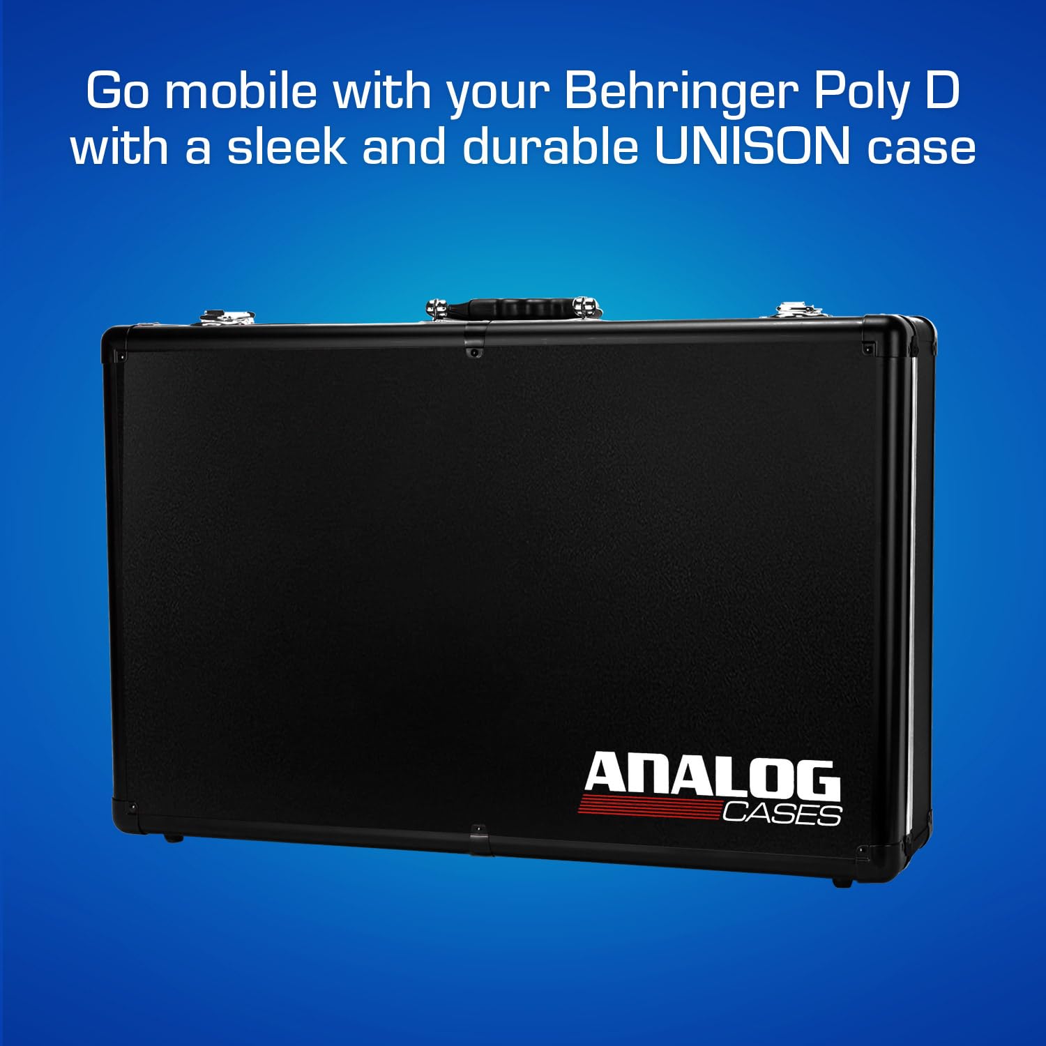 Behringer Poly D MonoPoly MS-5 Analog Synth Hard Case - Ultra-Lightweight UNISON Protection for Keyboard Synthesizers - Perfect for Studio Recording & Live Performances