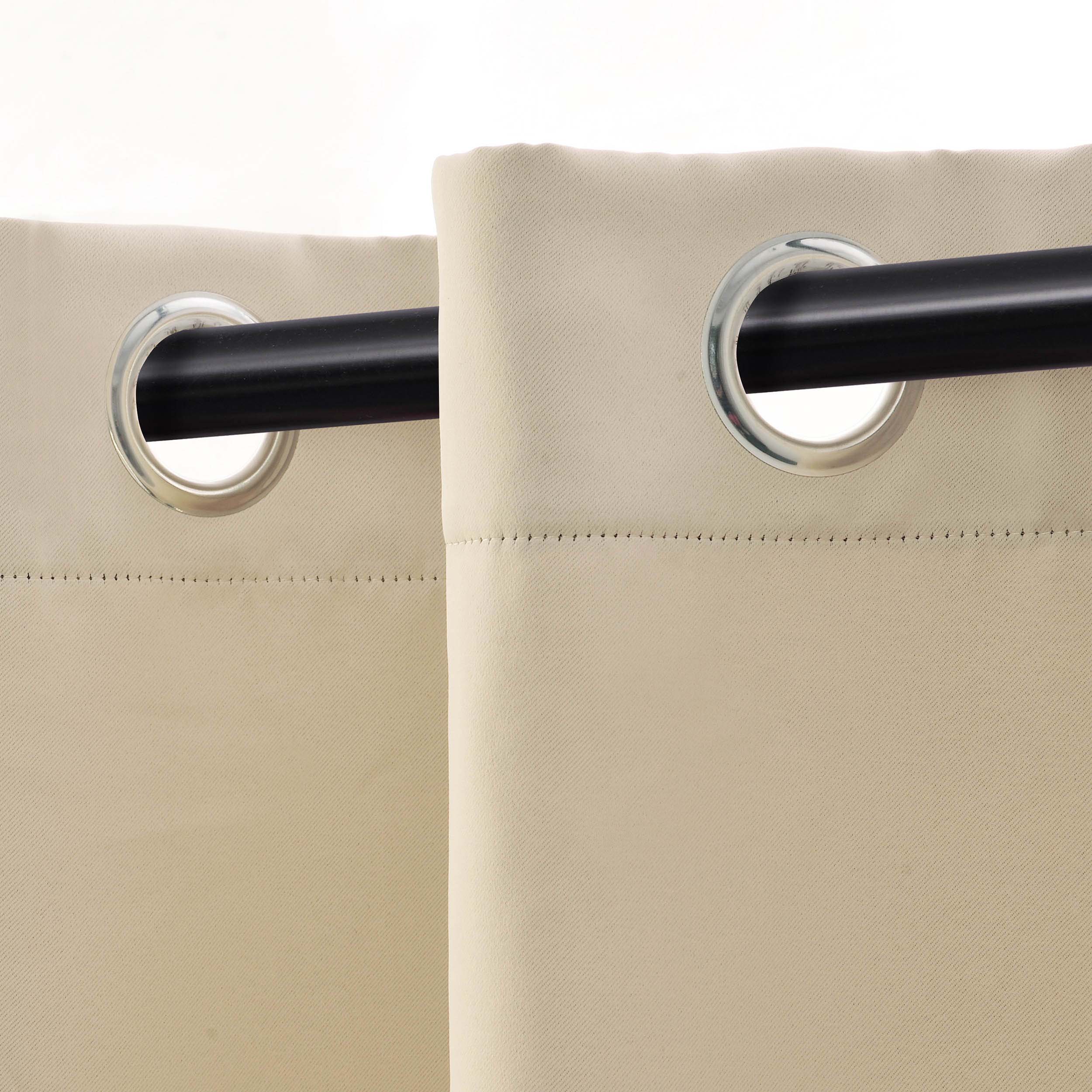 Blackout Curtains for Bedroom - Solid Classic Modern Grommet Curtain Set for Living Room & Nursery - Light Blocking Thermal Insulated Window Drapes for Better Sleep & Energy Efficiency