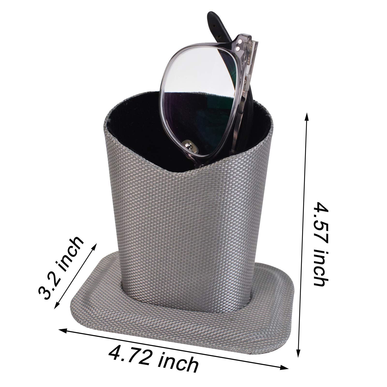 2 Pack Eyeglass Holder Stand - Sturdy Eyeglass Display Case & Protective Organizer for Desk or Nightstand - Perfect for Home, Office & Travel Accessories Storage