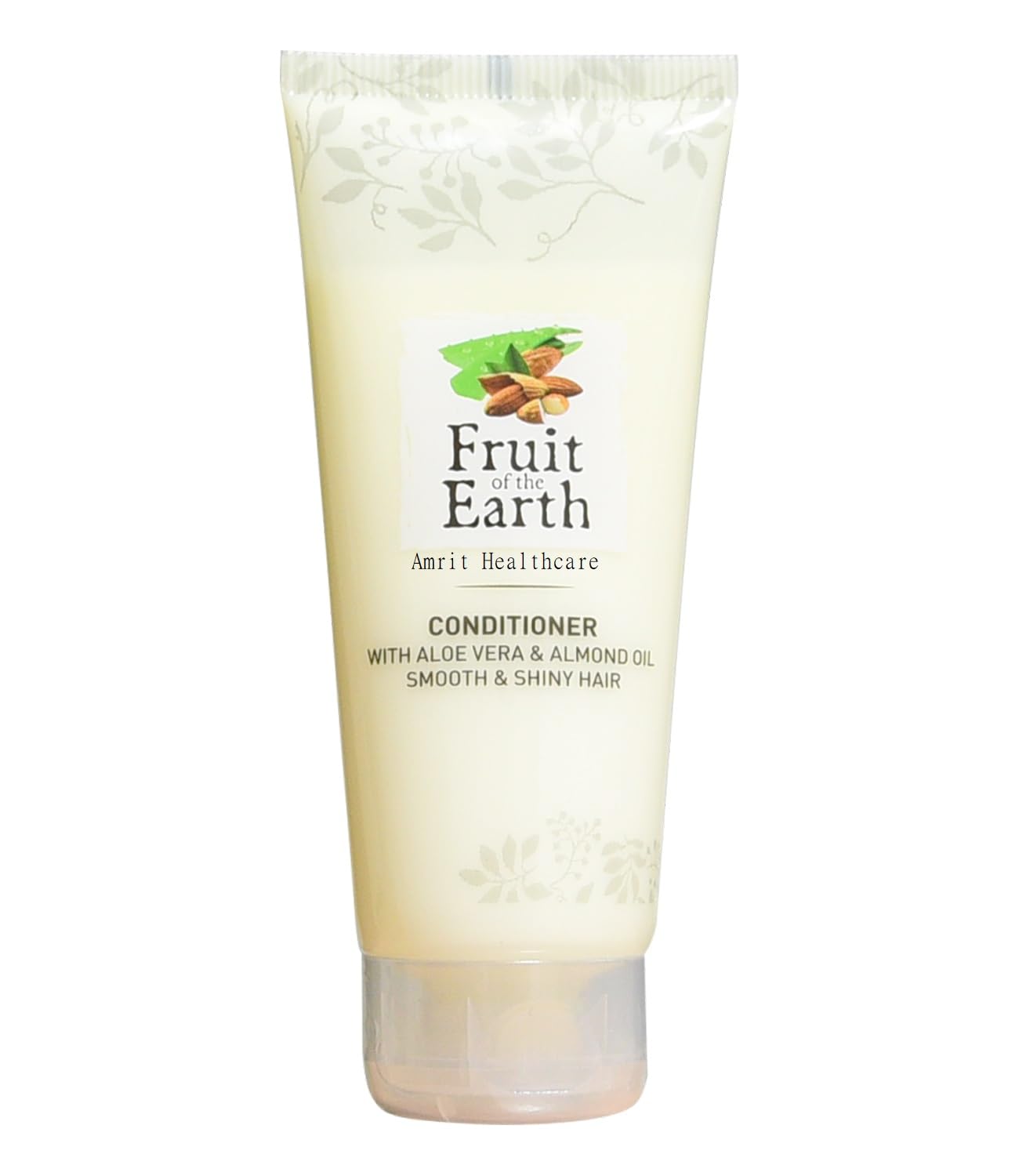 Fruit of the Earth Aloe Vera & Almond Oil Hair Conditioner for Smooth & Shiny Hair - Moisturizing & Nourishing Treatment for Dry, Damaged Hair - Perfect for Daily Use at Home or Salon