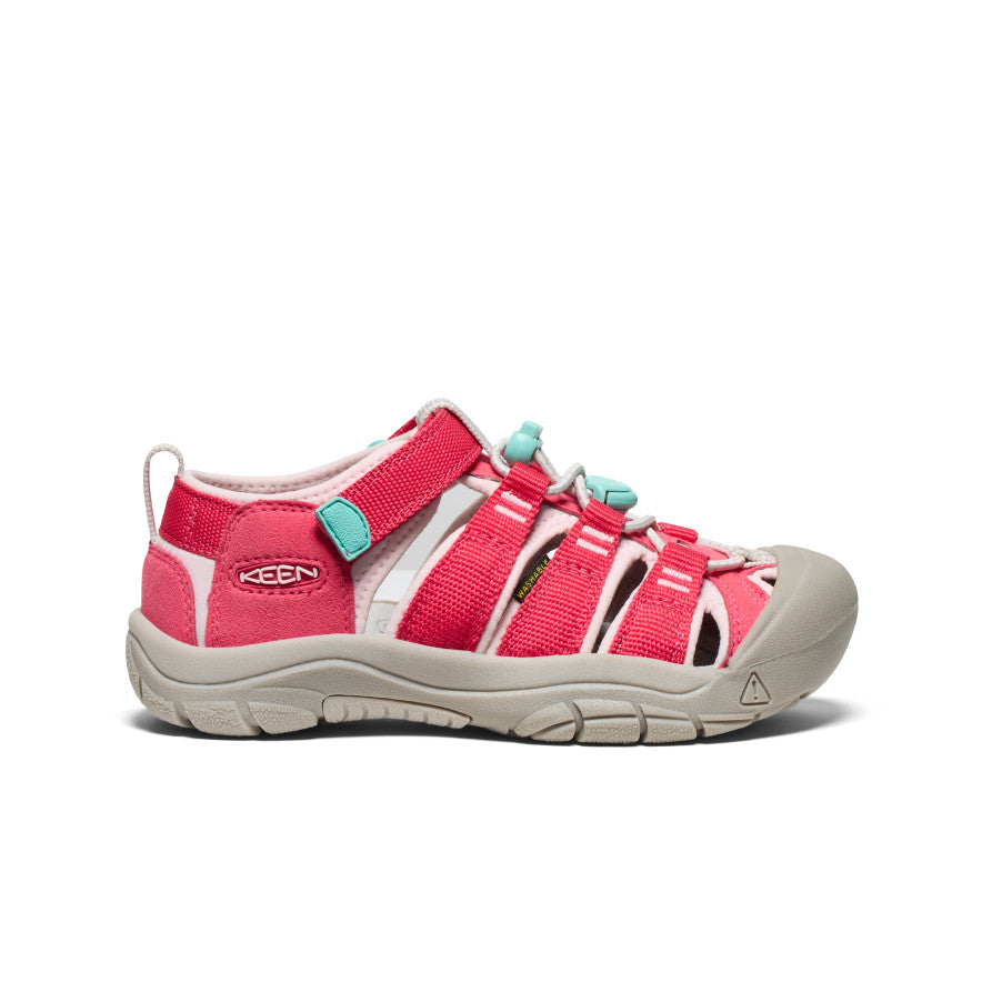 Crocs Big Kids' Newport H2 Sandals - Raspberry/Giggle Pink | Comfortable Water Shoes for Beach, Pool & Outdoor Play