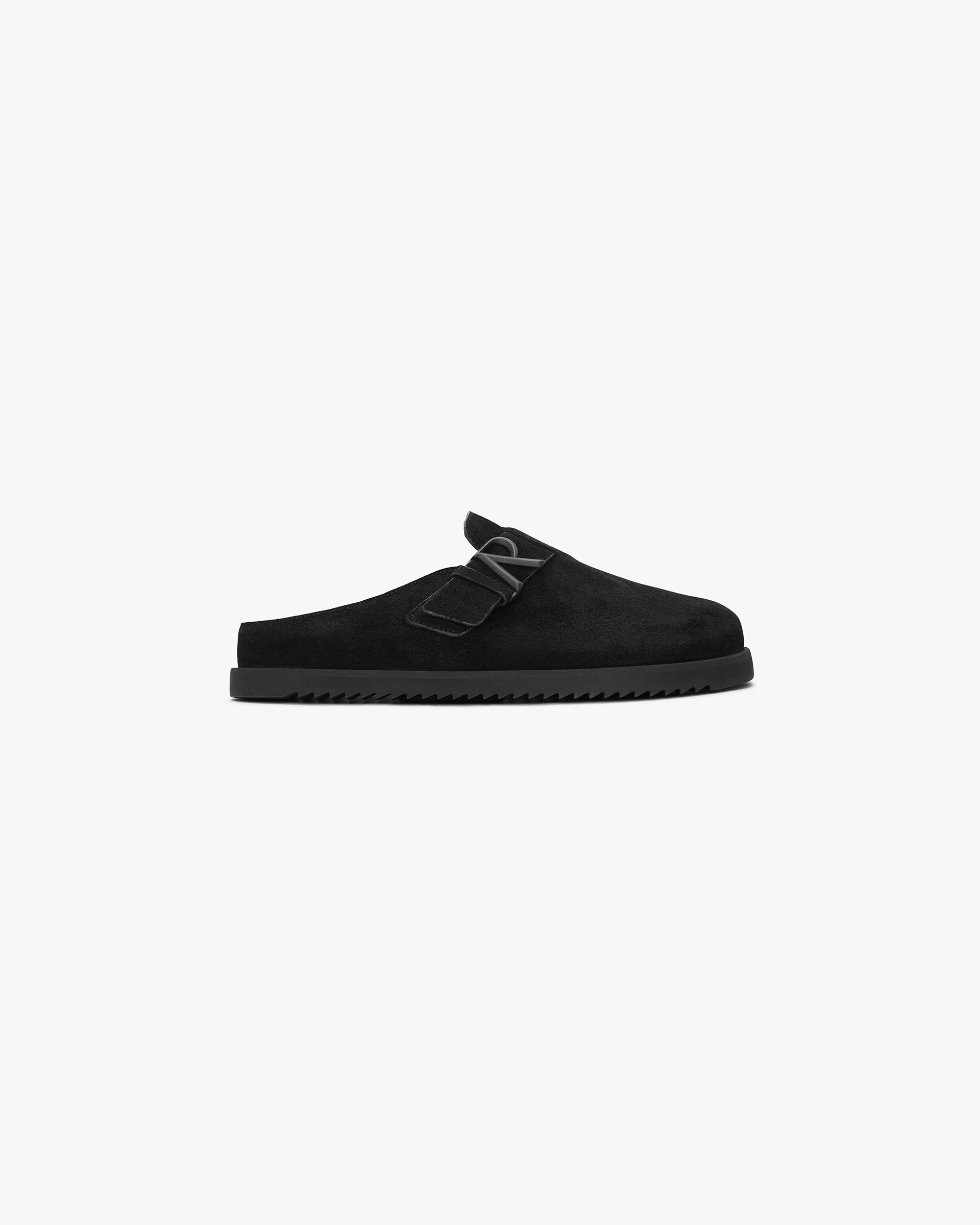 Initial Mule Black - Comfortable Women's Slip-On Loafers for Casual Wear & Office Outfits