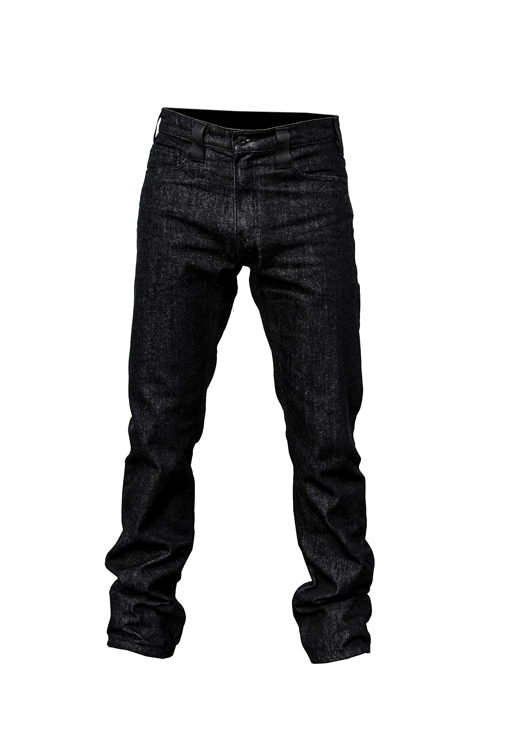 Men's 301-BLK-3630 Black Straight Fit Jeans - Size 36x30 Regular - Comfortable Denim Pants for Casual Wear, Work & Everyday Outfits
