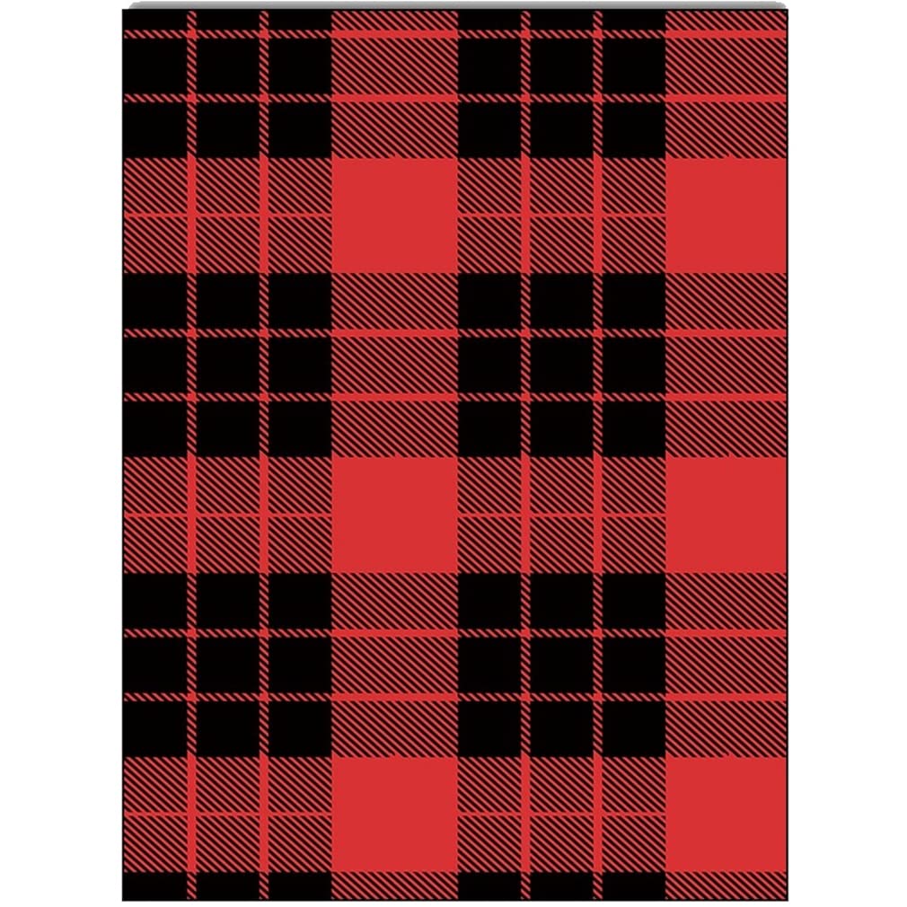Vintage Buffalo Plaid Checkered Rug - Soft Non-Slip Indoor/Outdoor Carpet for Farmhouse, Bedroom, Living Room, Kitchen - 2'x9' Black Red - Perfect for Cozy Home Decor, Entryway Mats & Courtyard Flooring