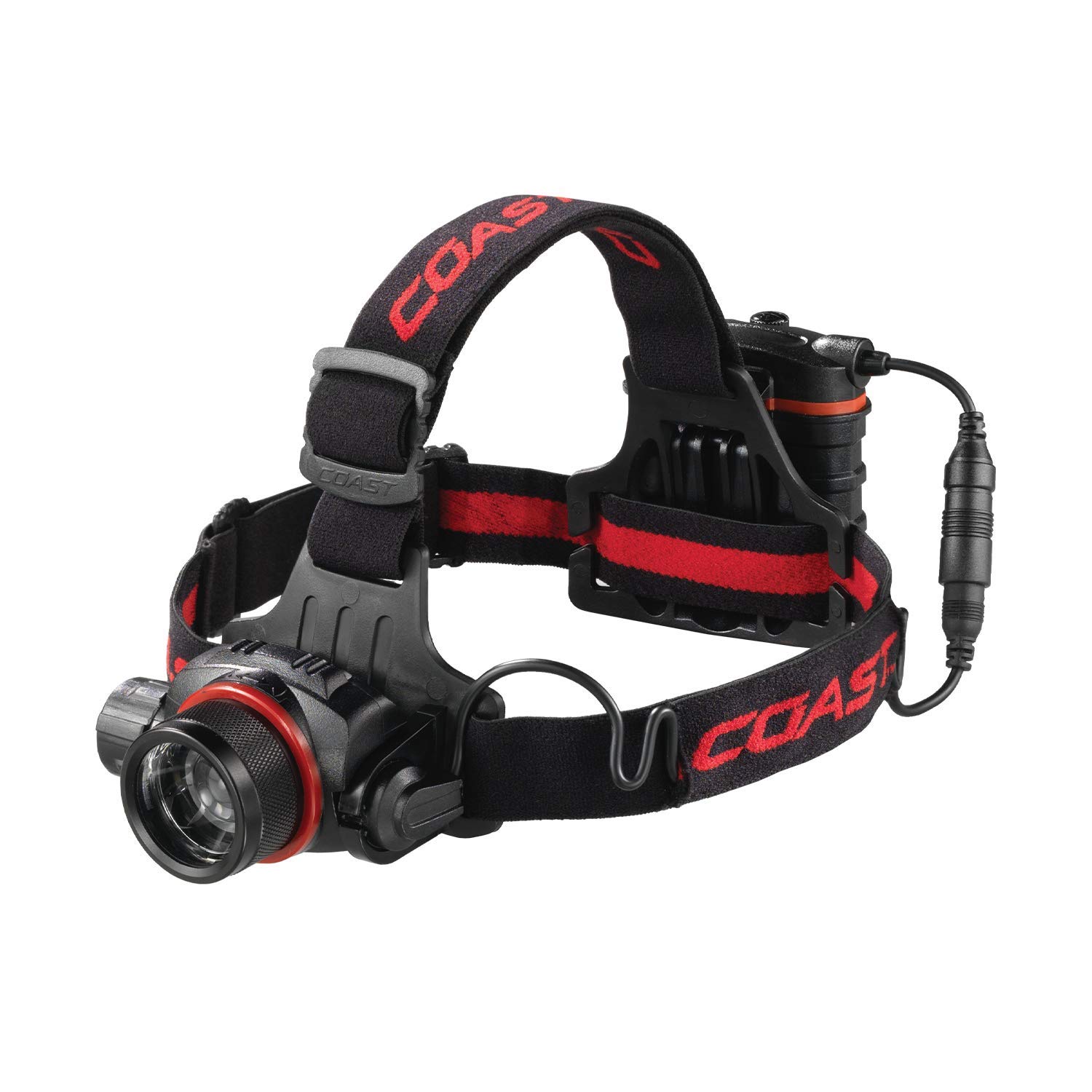 COAST HL8 615 Lumen LED Headlamp with Pure Beam Focusing Technology - Includes 4 AA Batteries | Perfect for Camping, Hiking, Running & Outdoor Adventures