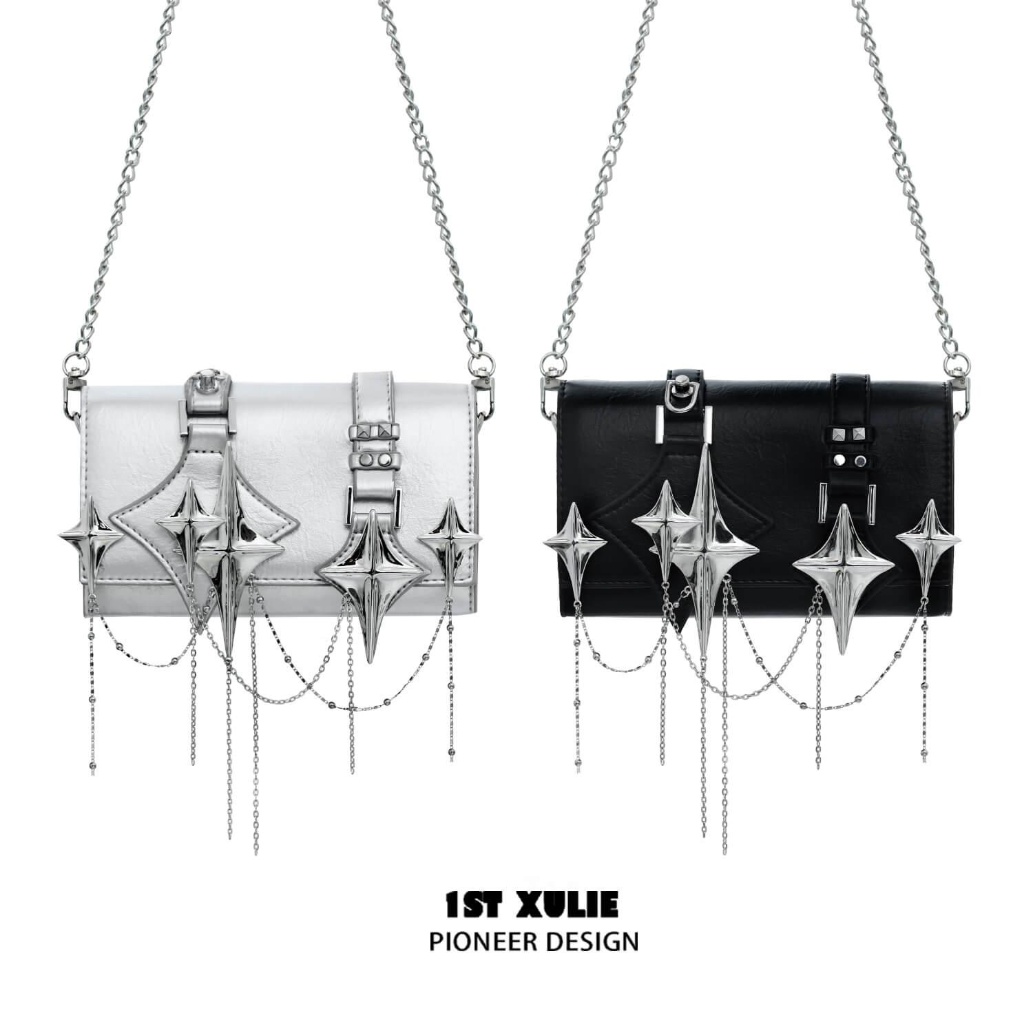 Star Trails Chain Handbag Satchel™ - Stylish Crossbody Purse for Women, Fashionable Shoulder Bag with Adjustable Strap, Perfect for Work, Travel and Evening Out