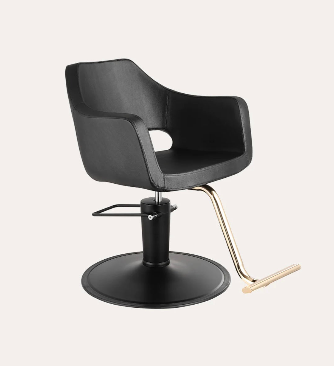 Vera Professional Salon Chair for Hair Styling, Barber, Beauty & Spa - Heavy Duty Hydraulic Stylist Chair with Adjustable Height & Swivel Base - Perfect for Salons, Barbershops & Home Use
