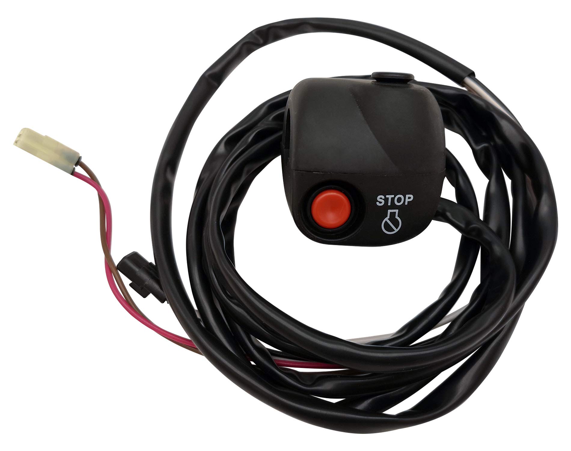 Yamaha Waverunner Superjet 650 SJ650 700 SJ700 FX1 FX700 EW2-68310-04-00 Handlebar Start Stop Kill Switch Box Assembly with Safety Lanyard - Durable Marine-Grade Replacement Part for Jet Ski & Watercraft Safety