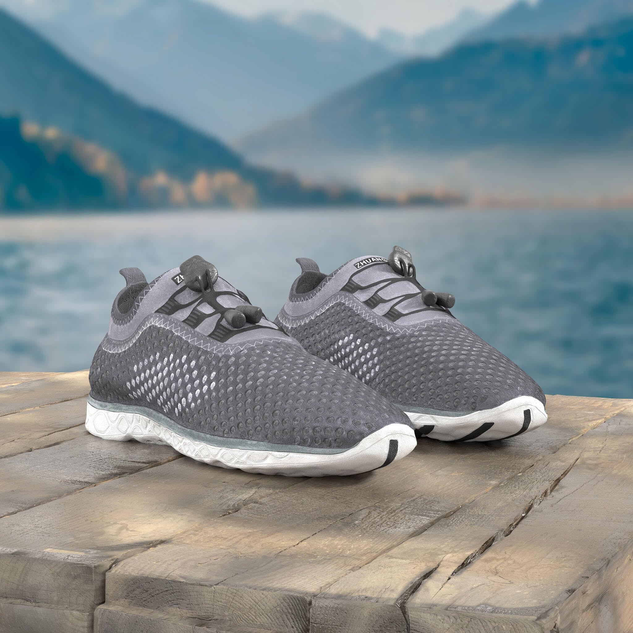 Women's Quick Drying Aqua Water Shoes - Lightweight Swim Shoes for Beach, Pool, Yoga & Water Sports | Non-Slip Barefoot Walking Shoes